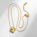 Collier trèfles inspi Van Cleef en acier inoxydable