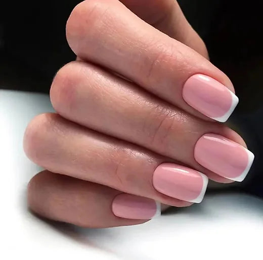 Kit de 24 ongles French + gels autocollants