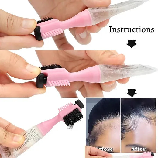 Brosse pour baby hair avec réservoir gel