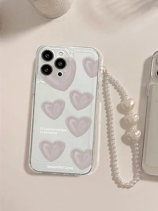 Coque « Jade »  avec grigri cœur