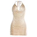 Robe « Mélania » beige