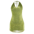 Robe « Mélania » verte