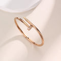 Bracelet Clou demi strass inspi Cartier en acier inoxydable
