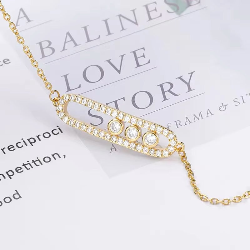 Bracelet inspiration Messika en acier inoxydable