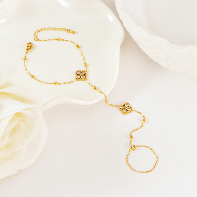 Bijoux de main « Aria » en acier inoxydable (précommande de 14 jours)