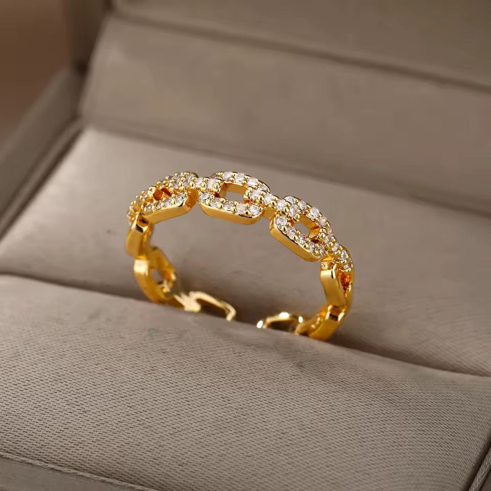 Bague en acier inoxydable ajustable