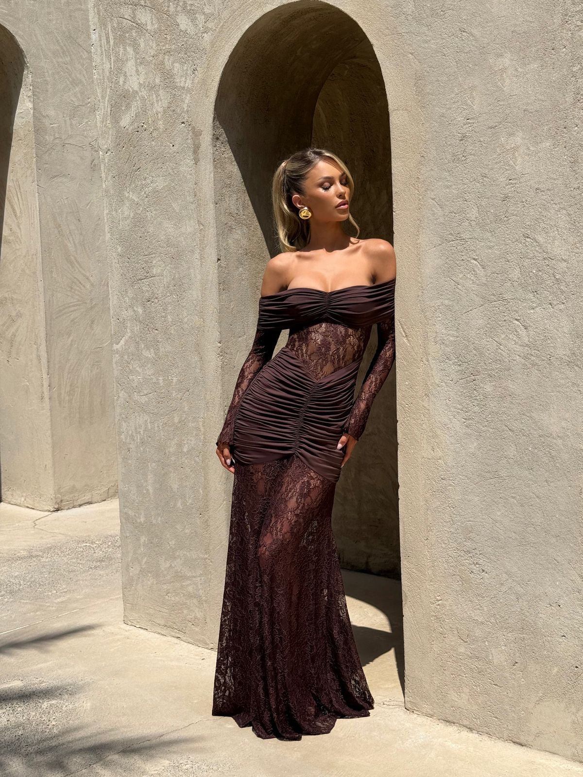 Robe « Miria » chocolat