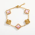Bracelet inspi Van Cleef en acier inoxydable