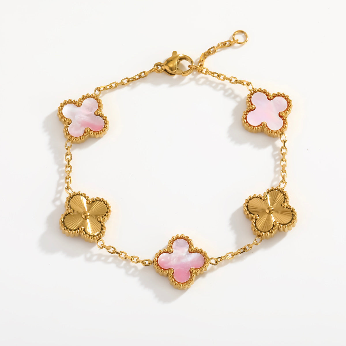 Bracelet inspi Van Cleef en acier inoxydable