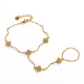 Bijoux de main « Sarah » acier inoxydable