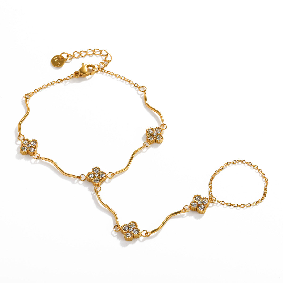 Bijoux de main « Sarah » acier inoxydable