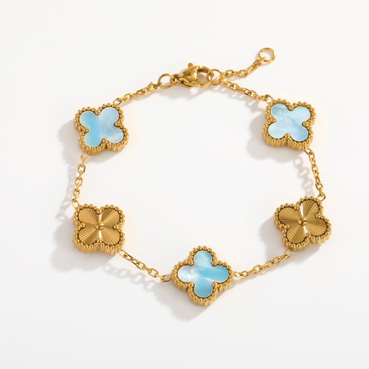 Bracelet Inspi van Cleef en acier inoxydable