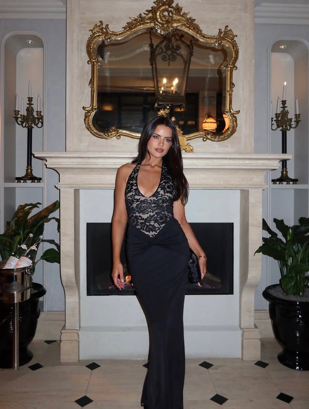 Robe « Amaya » noir